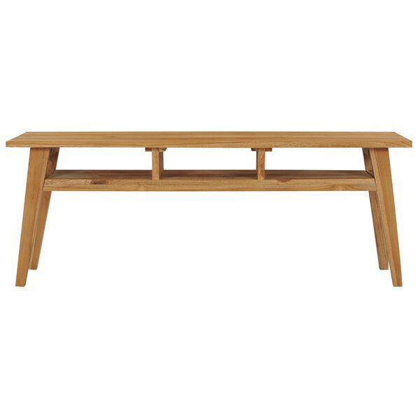 vidaXL tv-skab 120x35x45 cm massivt teaktræ