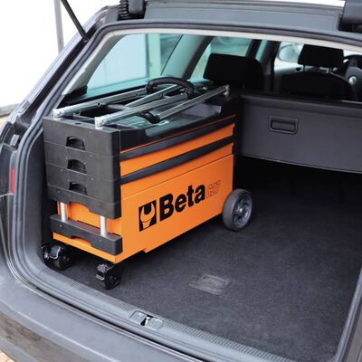 Beta Tools sammenklappelig værktøjsvogn "C27S-O" orange stål 027000201