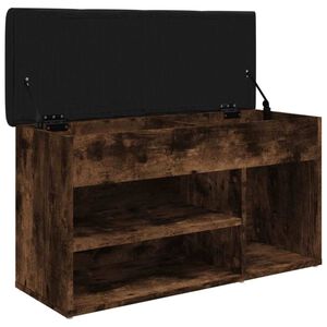 vidaXL skob&aelig;nk 82x32x45,5 cm konstrueret tr&aelig; r&oslash;get egetr&aelig;sfarve