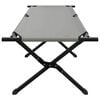 vidaXL Foldende Camping Seng 2 pcs Gr&aring; 193 x 69 x 45 cm Oxford stof