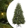 vidaXL Kunstigt juletr&aelig; 300 cm 300 LED'er Varm hvid PVC og St&aring;l Gr&oslash;n