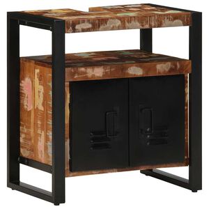 vidaXL underskab til badev&aelig;relse 55x35x60 cm massivt genbrugstr&aelig;