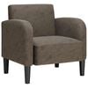 vidaXL sofastol med arml&aelig;n 54 cm kunstl&aelig;der m&oslash;rkegr&aring;