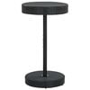 vidaXL havebord 60,5x106 cm polyrattan sort