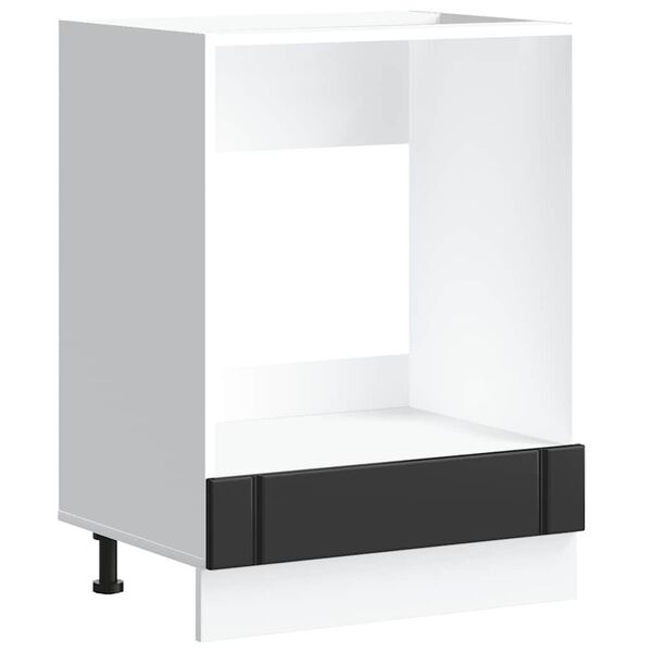 vidaXL ovnskab Lucca konstrueret tr&aelig; sort