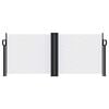 vidaXL sammenrullelig sidemarkise 100x600 cm hvid