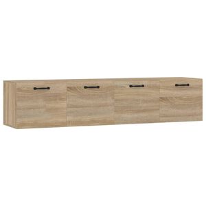 vidaXL v&aelig;gskabe 2 stk. 60x36,5x35 cm konstrueret tr&aelig; sonoma-eg