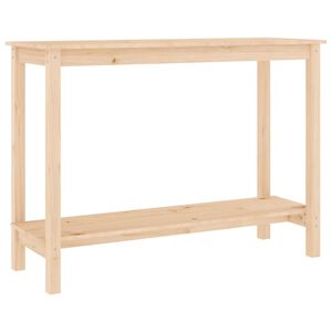 vidaXL konsolbord 110x40x80 cm massivt fyrretr&aelig;