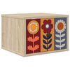 vidaXL V&aelig;gmonteret natbord ESSEN Sonoma-eg 36 x 33 x 25 cm