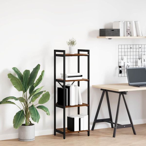 vidaXL Bogreol R&oslash;get eg 40 x 30 x 119 cm Konstrueret tr&aelig;