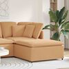 vidaXL modul&aelig;r sofa fodskammel modul 100x100x48 cm beige