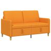 vidaXL Sofa med opbevaring M&oslash;rk Gul 152 x 78 x 87 cm Polyester