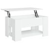 vidaXL sofabord 79x49x41 cm konstrueret tr&aelig; hvid