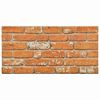 vidaXL V&aelig;gpaneler 10 pcs Mursten 100 x 50 cm EPS Skum