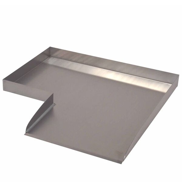 Ubbink kaskadeskovl i rustfrit st&aring;l Wolga h&oslash;jre hj&oslash;rneelement