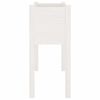 vidaXL plantekasse 70x31x70 cm massivt fyrretr&aelig; hvid