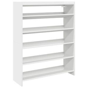 vidaXL skoreol 80x25x100 cm konstrueret tr&aelig; hvid