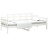 vidaXL daybed 80x200 cm massivt fyrretr&aelig; hvid