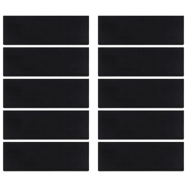 vidaXL trappem&aring;tter 10 stk. 25x75 cm gummi