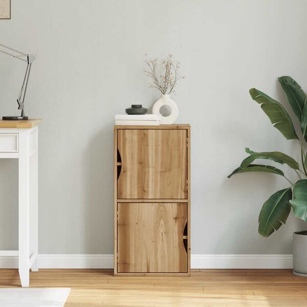 vidaXL sideskab ODDA 40x24x79 cm massivt fyrretræ