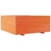 vidaXL plantekasse 110x110x49,5 cm massivt fyrretr&aelig; gyldenbrun