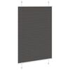 vidaXL Plisségardin Sort 95x150 cm Stofbredde 94,4 cm Polyester