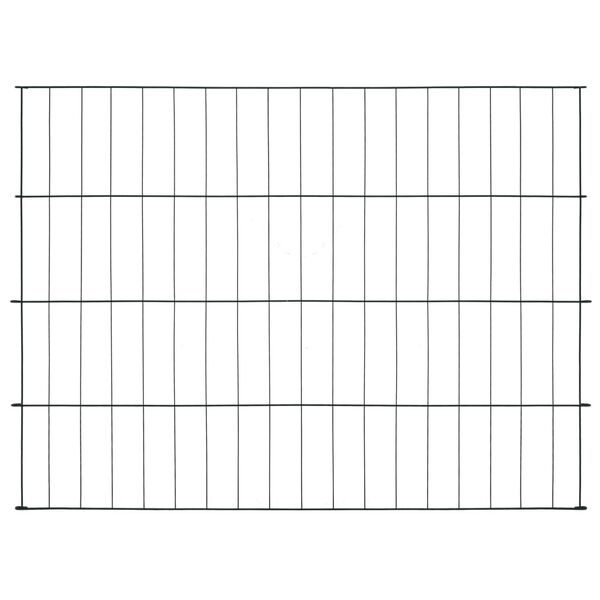 vidaXL havehegnssæt 115x79 cm grøn