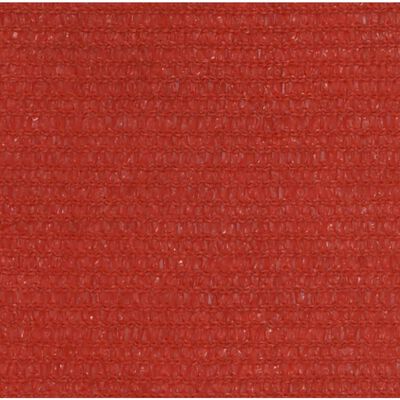 vidaXL solsejl 2x4,5 m 160 g/m² HDPE rød