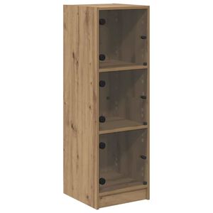 vidaXL Highboard Artisan Egetr&aelig; 35 x 37 x 109 cm Konstrueret tr&aelig;