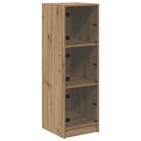 vidaXL Highboard Artisan Egetr&aelig; 35 x 37 x 109 cm Konstrueret tr&aelig;