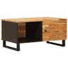 vidaXL Sofabord Brun 80 x 50 x 40 cm Massivt mangotr&aelig;