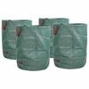 vidaXL Havematerialeposer 4 pcs Gr&oslash;n 66 x 66 x 83,5 cm Polypropylen