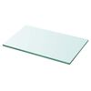 vidaXL hylde glaspanel klar 30x15 cm