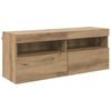 vidaXL TV v&aelig;gskab 100 x 30 x 40 cm Artisan Egetr&aelig; Konstrueret tr&aelig;