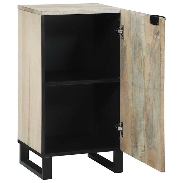 vidaXL Sideboard Hvid 40 x 33 x 75 cm Massivt mangotr&aelig;