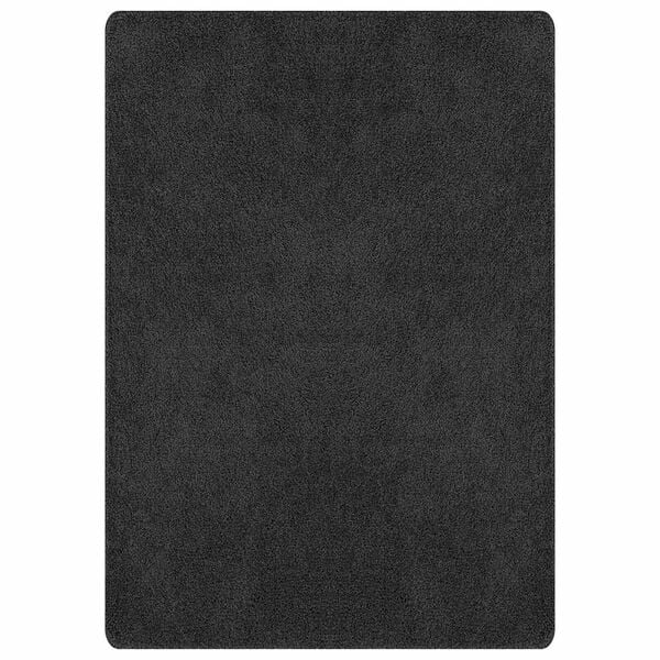 vidaXL Anti-slip Shaggy t&aelig;ppe M&oslash;rkegr&aring; 240 x 340 cm PP