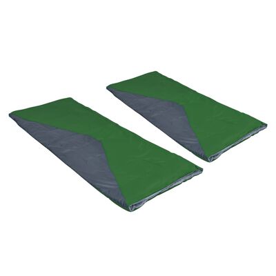 vidaXL soveposer 2 stk. 1100 g 10 °C rektangulær grøn