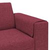 vidaXL Stue Sofa 3 pcs Vinr&oslash;d Polyester