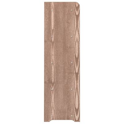 vidaXL skoreol 65x24x81 cm konstrueret træ brun