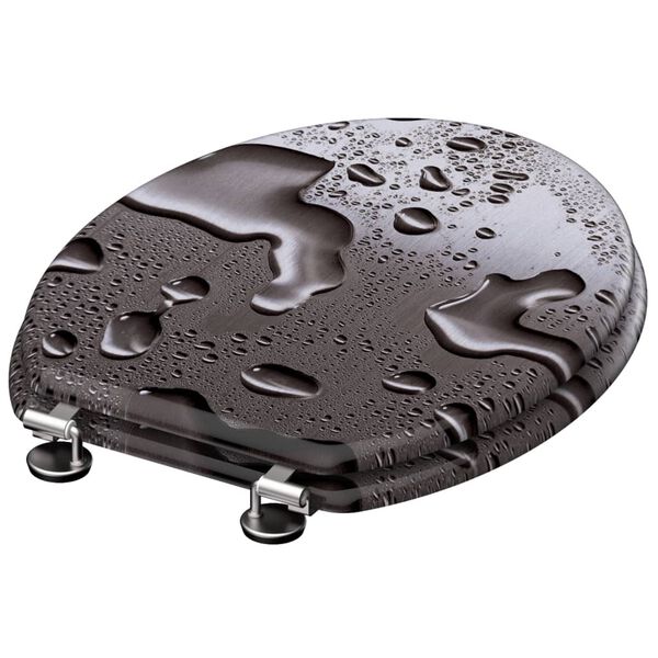 SCH&Uuml;TTE toilets&aelig;de GREY STEEL MDF