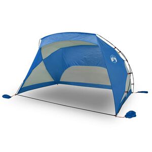 vidaXL strandtelt 274x178x170/148 cm 185T polyester azurbl&aring;