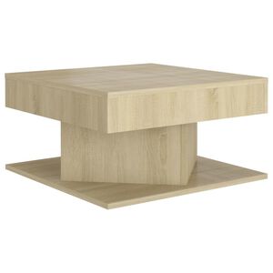 vidaXL sofabord 57x57x30 cm cm konstrueret tr&aelig; sonoma-eg