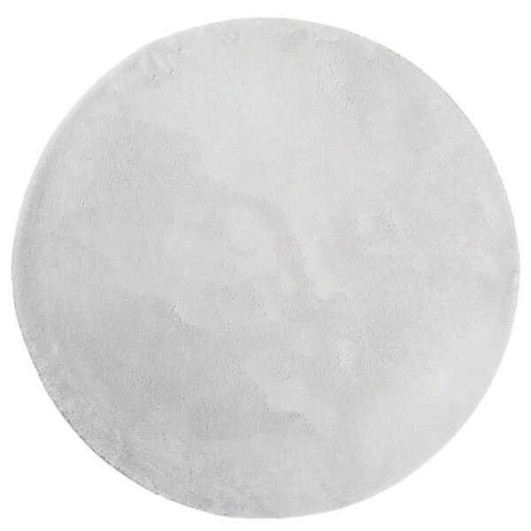 vidaXL gulvt&aelig;ppe HUARTE &Oslash; 100 cm kort luv og vaskbart gr&aring;