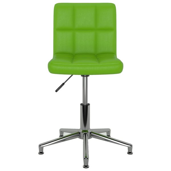 vidaXL drejelig spisebordsstol kunstl&aelig;der gr&oslash;n