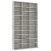 vidaXL cd-reol 102x23x177,5 cm konstrueret tr&aelig; betongr&aring;