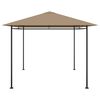 vidaXL pavillon 384x281x270 cm 180 g/m² gråbrun