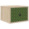 vidaXL V&aelig;gmonteret natbord GELEEN Sonoma-eg 36 x 33 x 25 cm