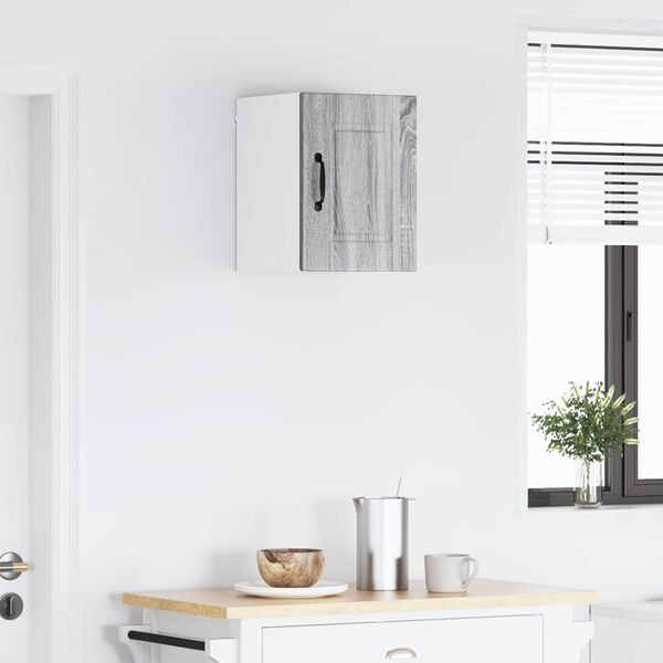 vidaXL K&oslash;kkenskab med hylde Gr&aring; Sonoma 30 x 31 x 40 cm Konstrueret tr&aelig;