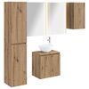 vidaXL Badev&aelig;relsesskabs&aelig;t 5 pcs Artisan-eg 53 x 15,5 x 70 cm