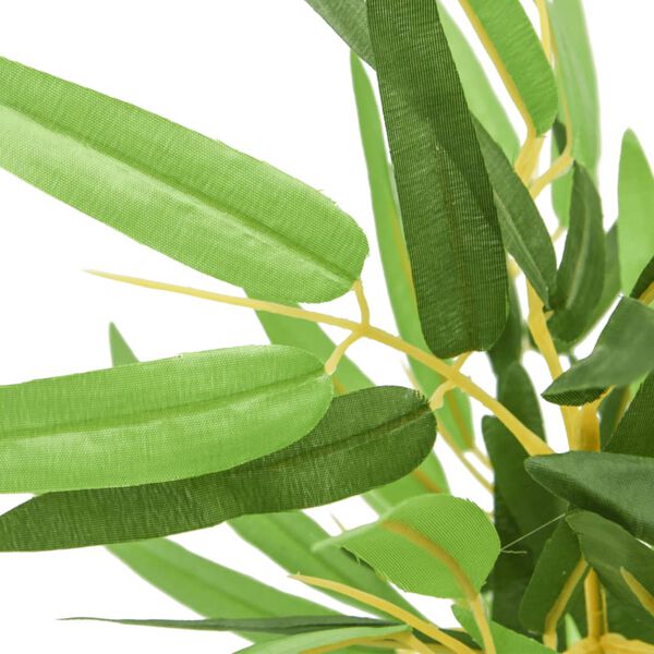 vidaXL kunstigt bambustræ 552 blade 120 cm grøn